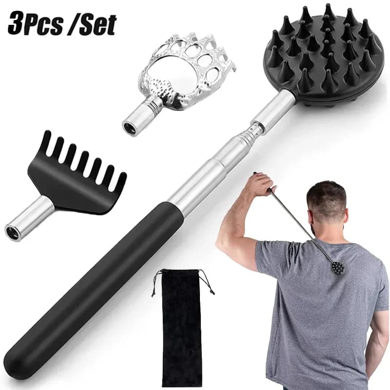 Telescopic Back Scratcher (set of 1, 3 or 5)