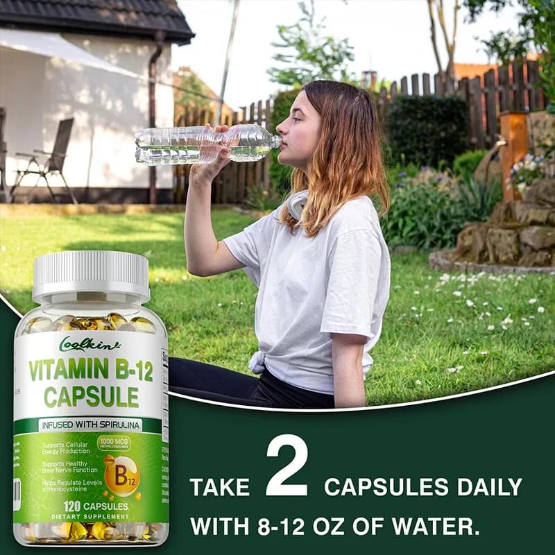 bottle of methylcobalamin vitamin b12 capsules — image 4