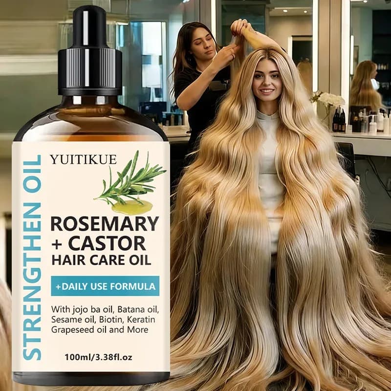 Rosemary & Castor Strengthening Hair Oil