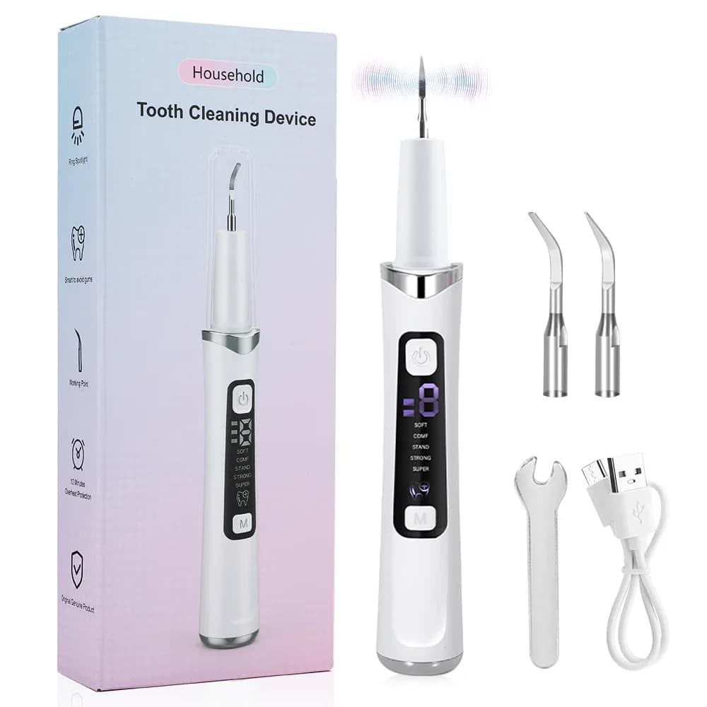 Ultrasonic Tooth Cleaner for Plaque and Tartar Removal