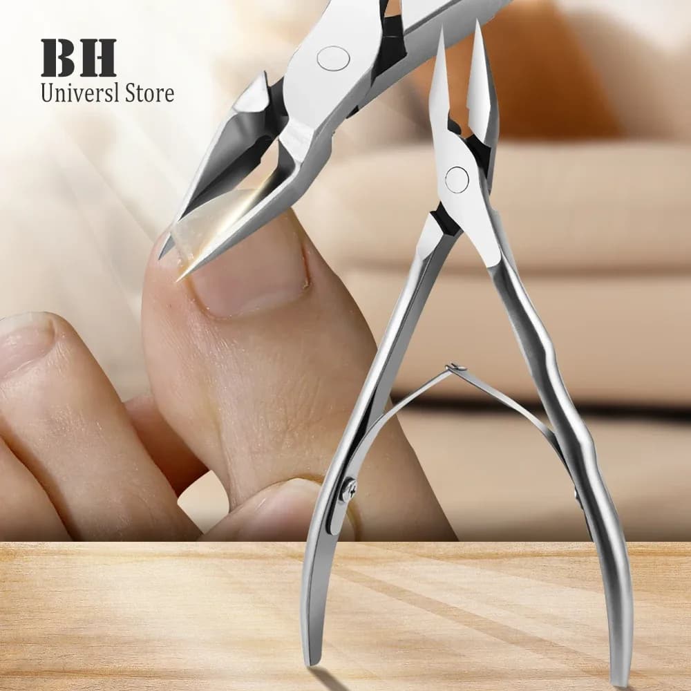 Straight Blade Toenail Clipper for Thick or Ingrown Nails