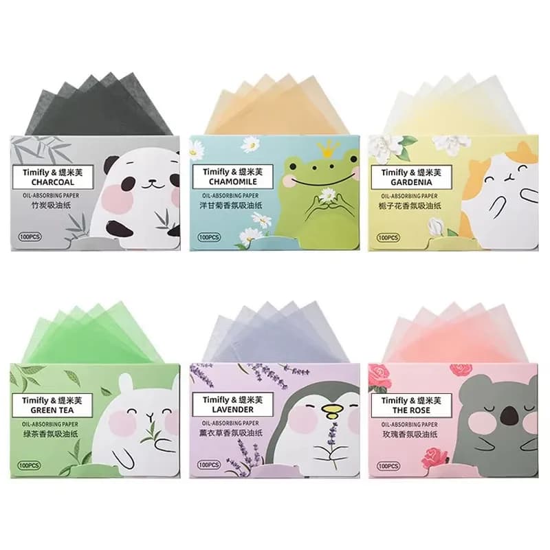 Fragrance Facial Oil Absorbing Papers – 100 Count