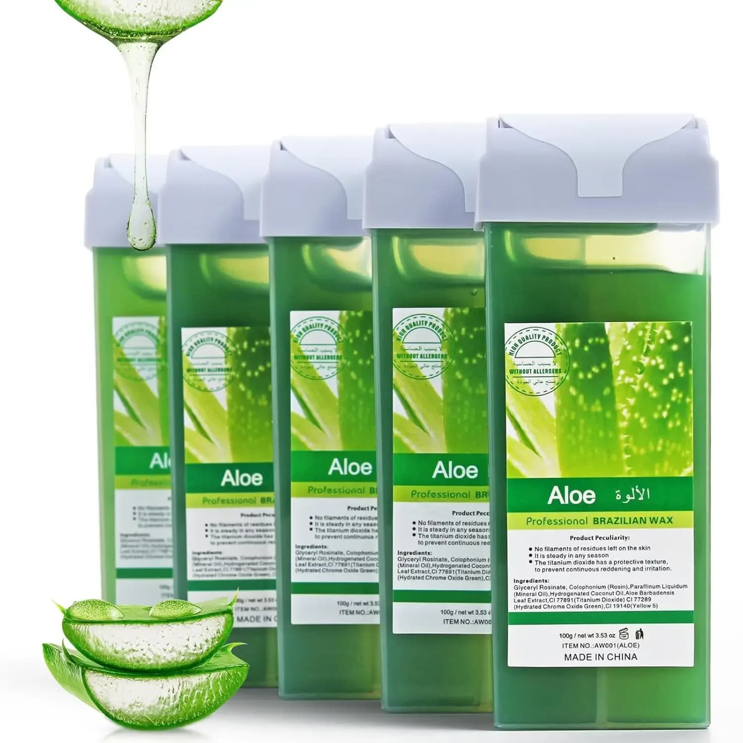Wax Roll-On Refill for Painless Hair Removal