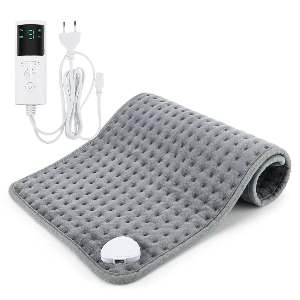 Electric Heating Pad with Thermostat, 58×29 cm