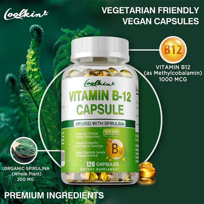 bottle of methylcobalamin vitamin b12 capsules — image 6