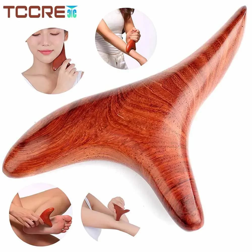 Wood Trigger Point Gua Sha Tool