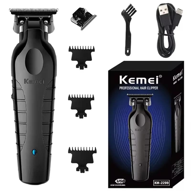 Cordless Barber Hair Trimmer – 0mm Zero Gap