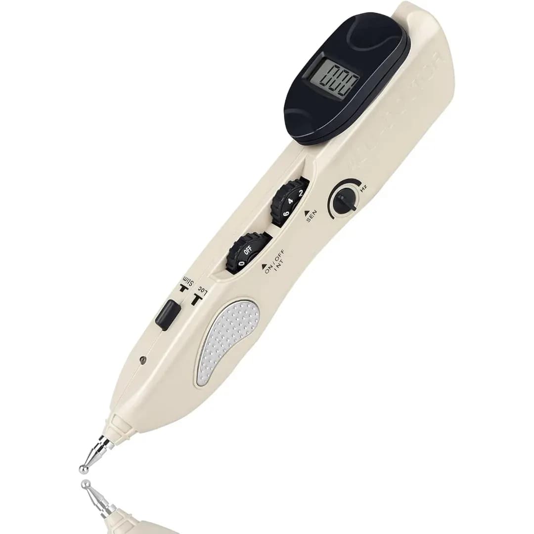 Electronic Acupuncture Pen with 3 Massage Heads