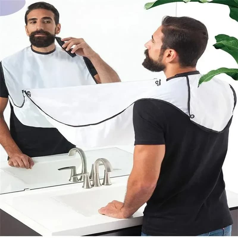 Shaving Bib with Suction Cup