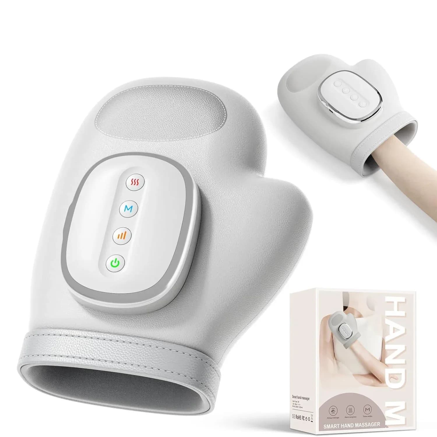 Hand Massager with Airbag Compression for Fingers, Wrist & Palm