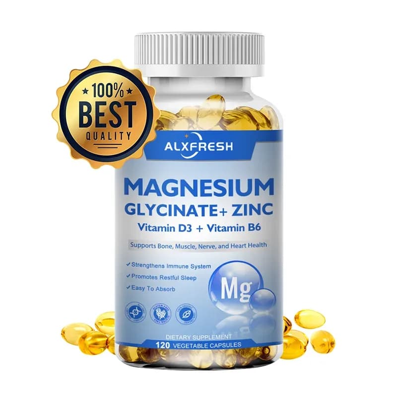 Magnesium Glycinate 500 mg with Zinc, Vitamin D3 & B6