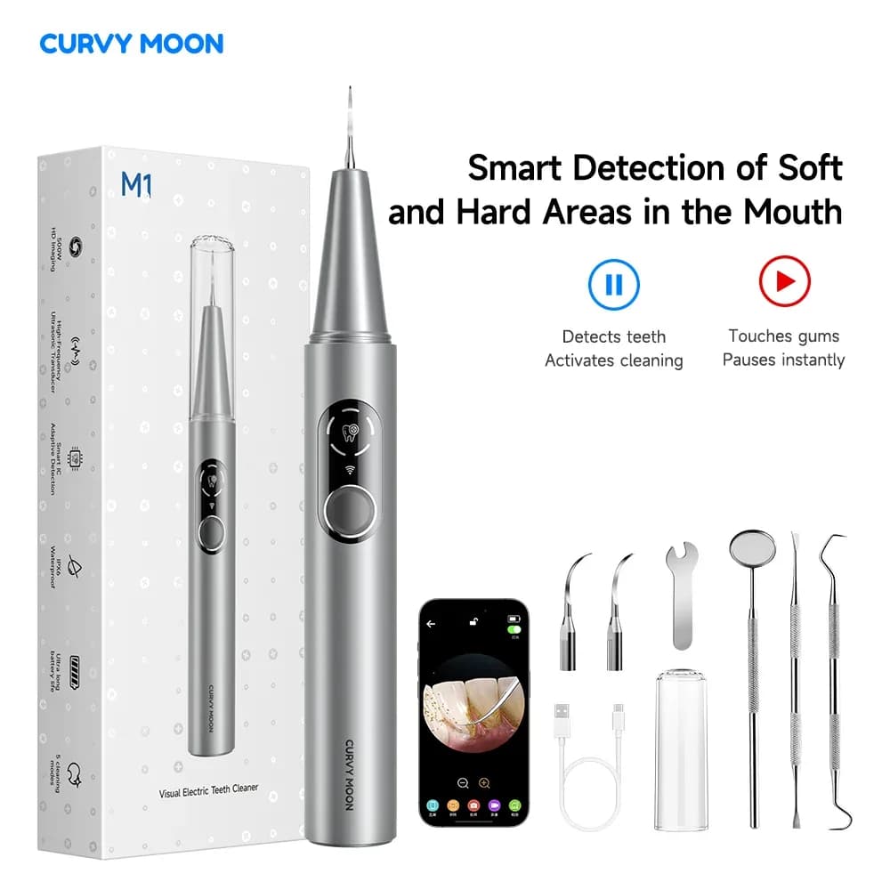 Ultrasonic Dental Scaler with LED and 5 Modes