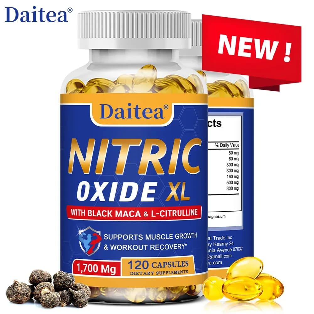 Nitric Oxide Men's Health Support Capsules with Maca Root