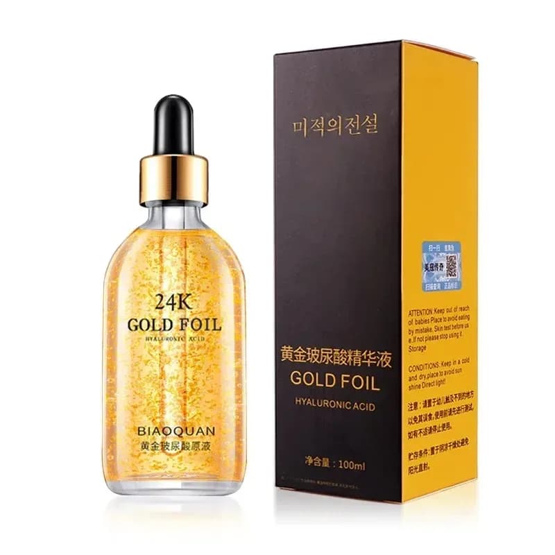 24K Gold Hyaluronic Acid & Niacinamide Face Serum – 100 ml