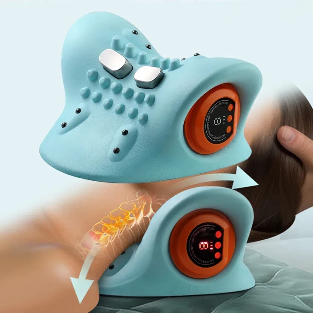 Electric Neck Stretcher with EMS Pulse Cervical Traction