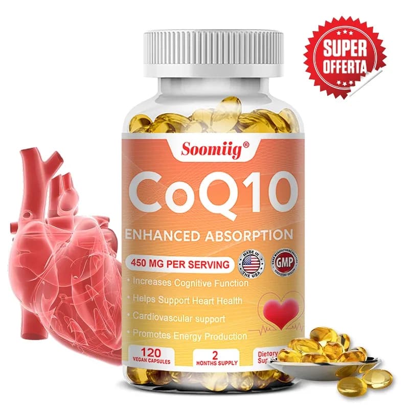 Coenzyme Q10 450 mg Capsules – 120 Count