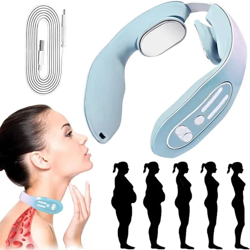 Portable Cervical Spine Massager with EMS