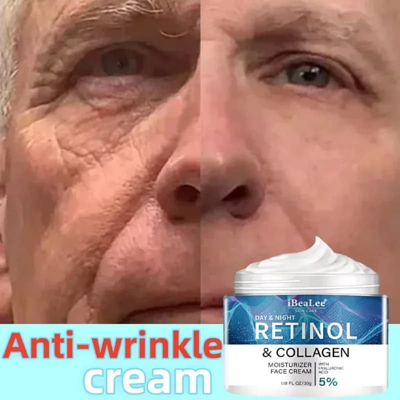 Retinol Anti‑Wrinkle Cream for Men with Collagen