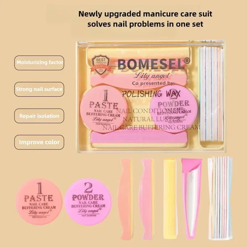 Powder Nail Strengthening Manicure Set – Travel Kit