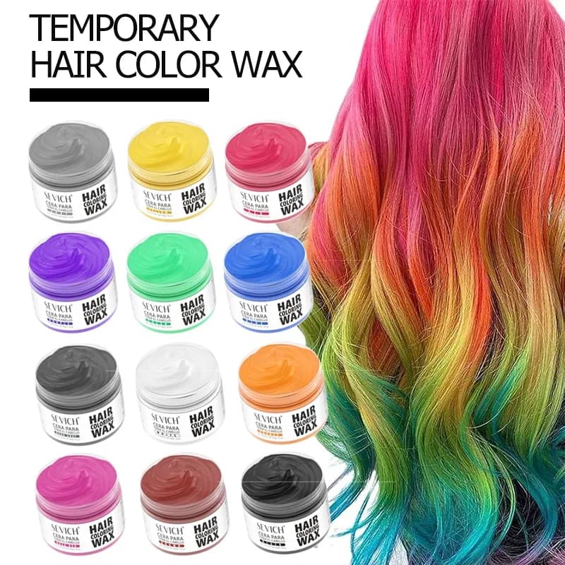 Temporary Hair Color Wax – Easy Wash DIY