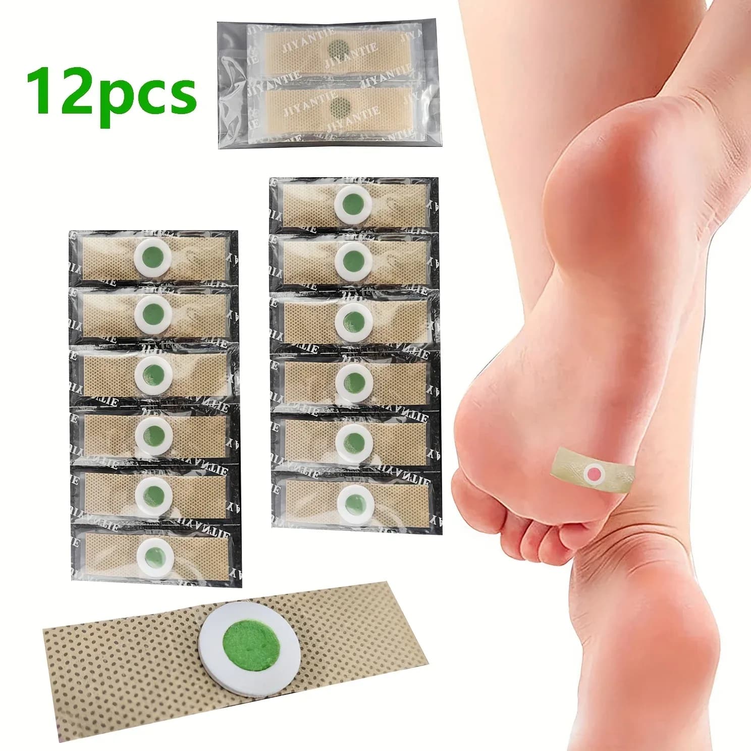 Foot Corn & Callus Removal Pads – 12 Pieces