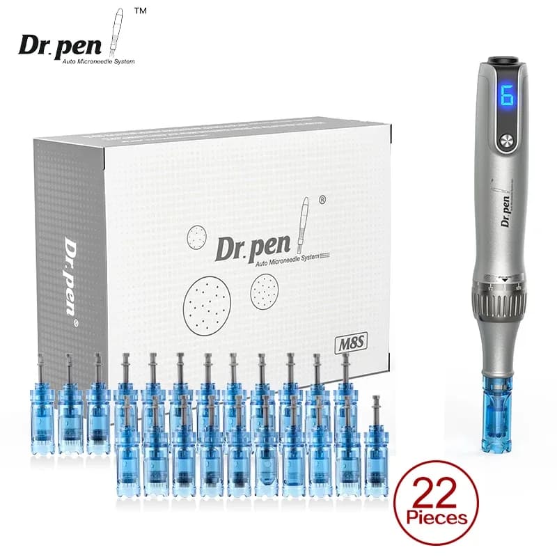 Dr Pen Ultima M8S wireless microneedling device with 0.25 mm needles — image 1