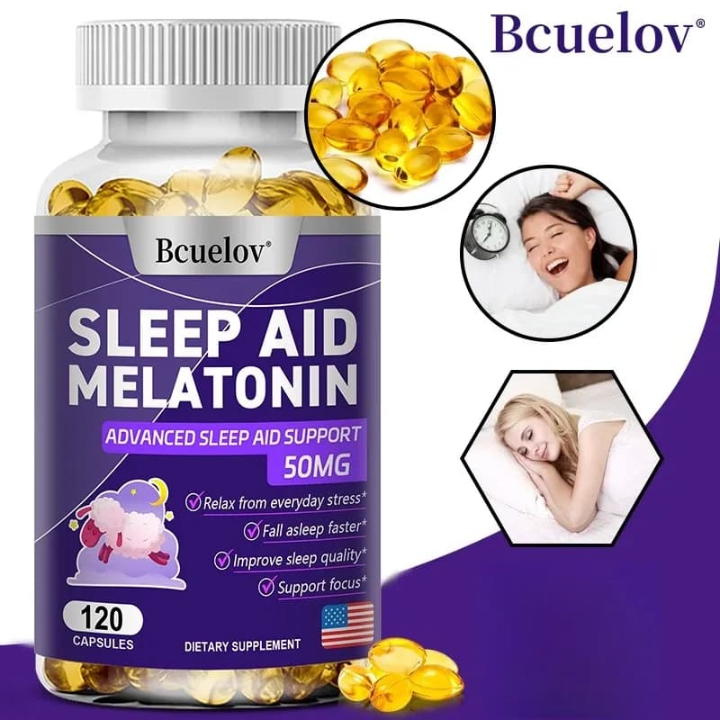 Bcuelov Melatonin 25 mg Vegan Capsules