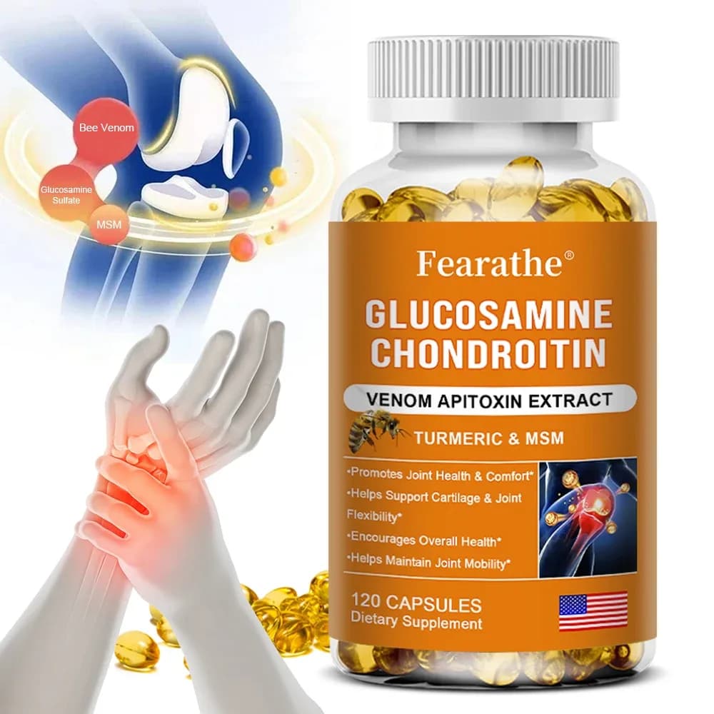 Glucosamine, Chondroitin, MSM & Turmeric Capsules