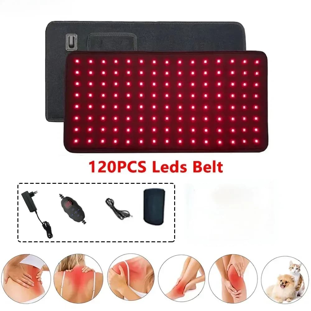 Red Light Therapy Belt with 660nm & 850nm LEDs