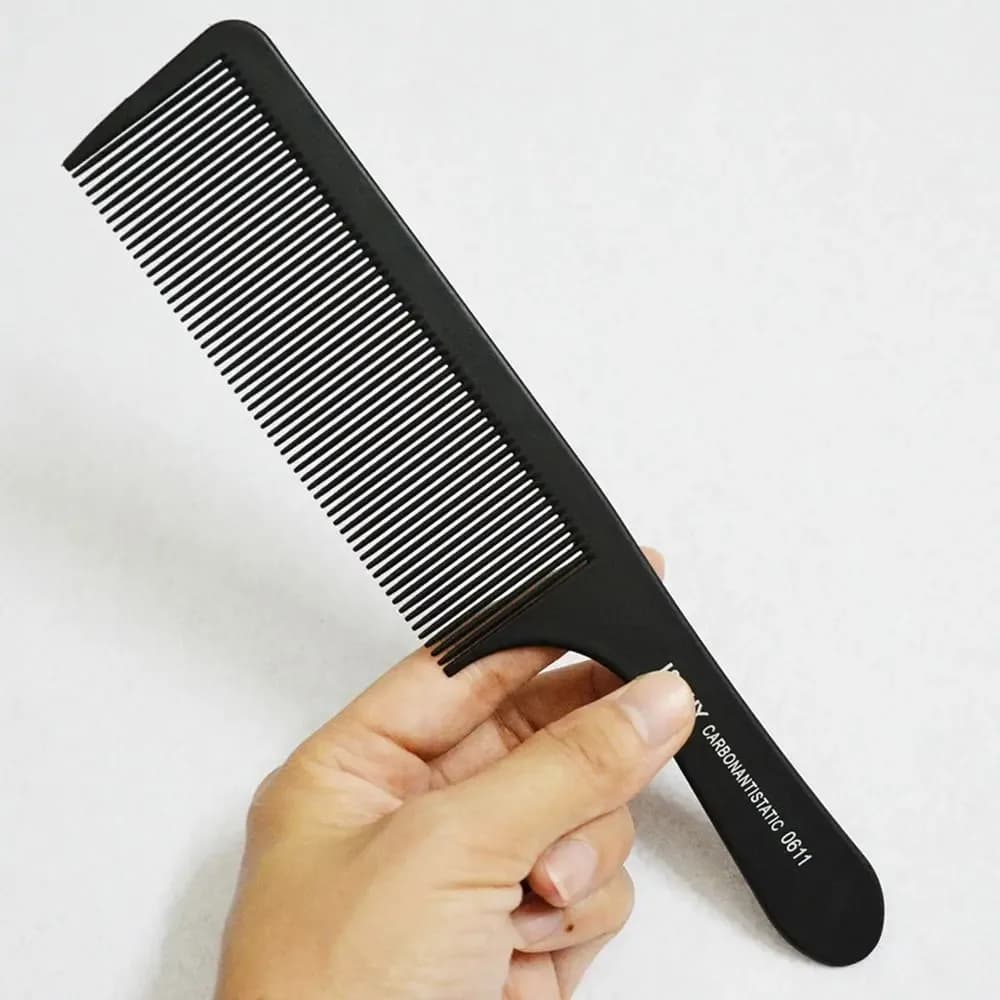 Heat‑Resistant Black Flattop Hair Cutting Comb