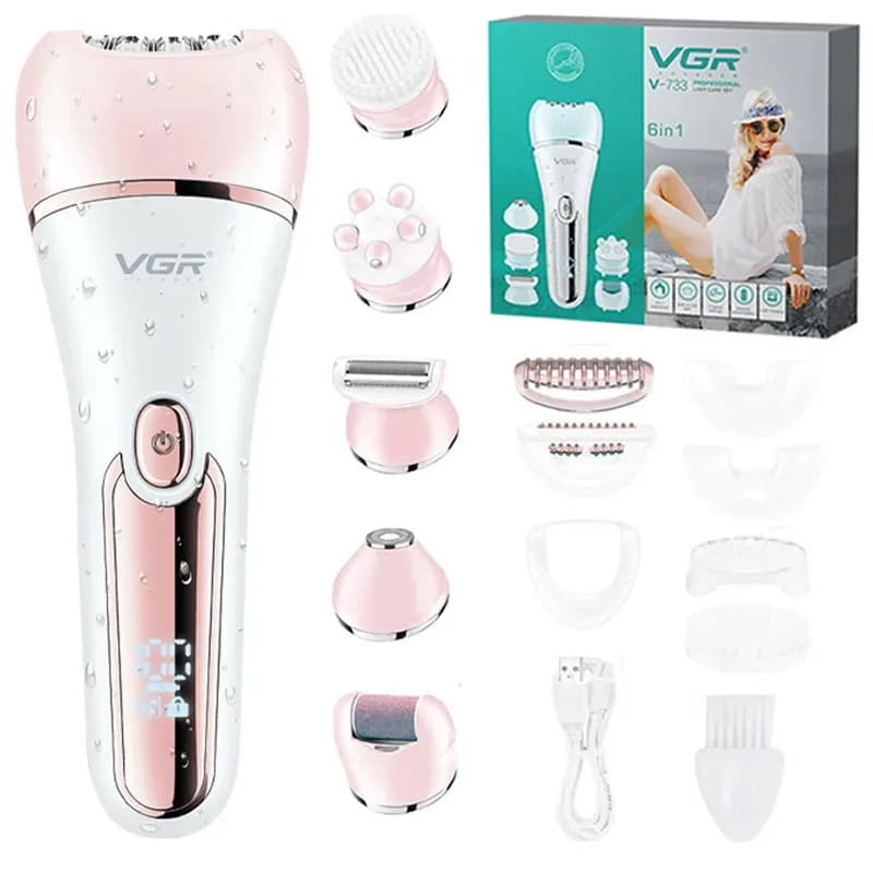 VGR Electric Women’s Epilator with Shaver for Legs, Body & Face
