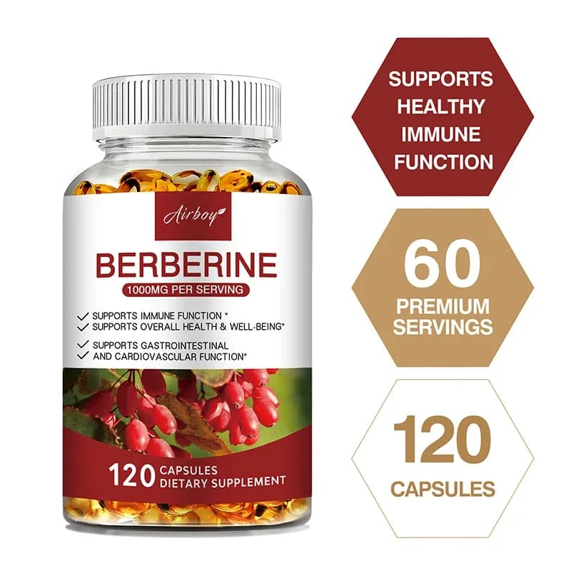 Berberine Capsules – Support Overall Health & Immune Function