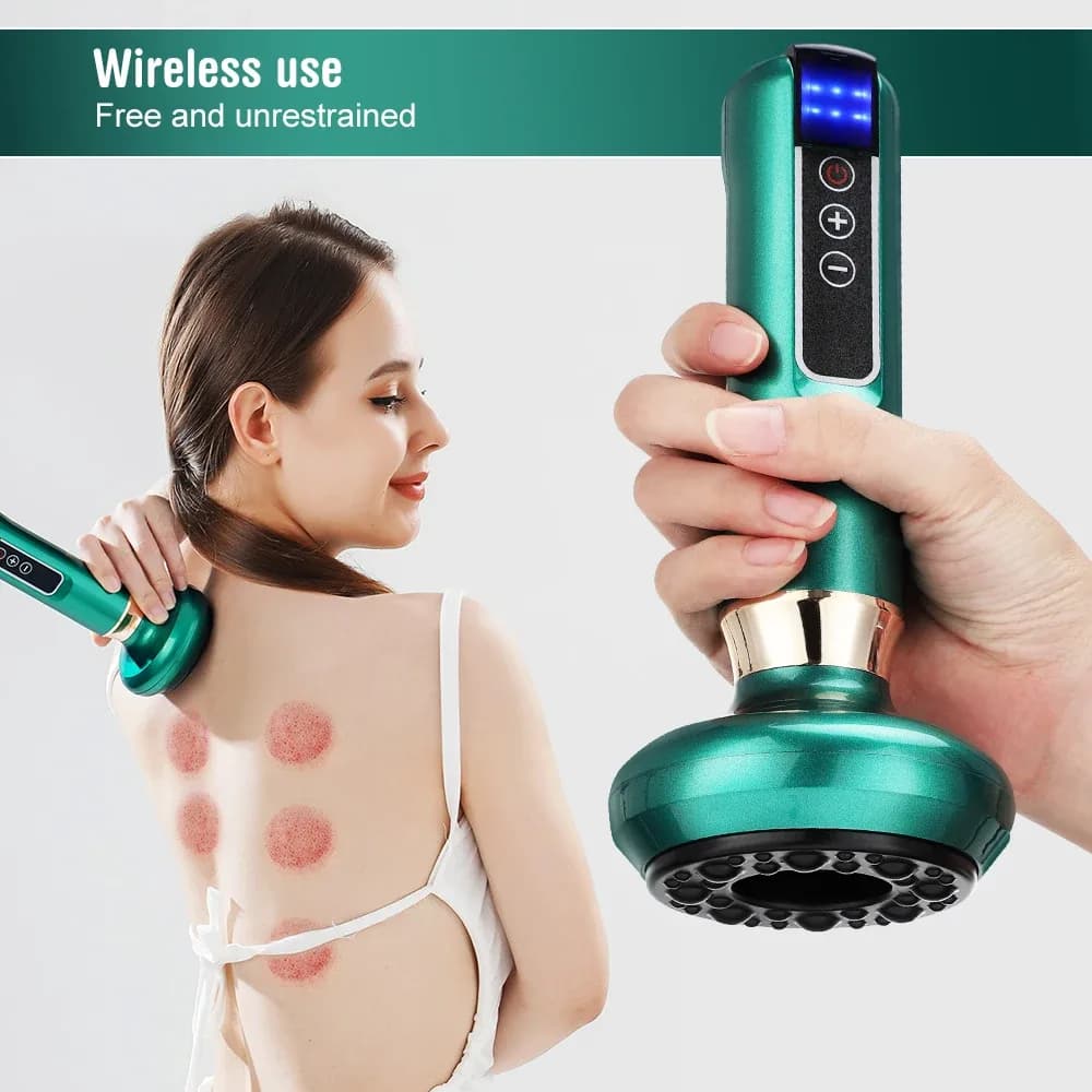 Electric Cupping Massager with 6 Suction Cups
