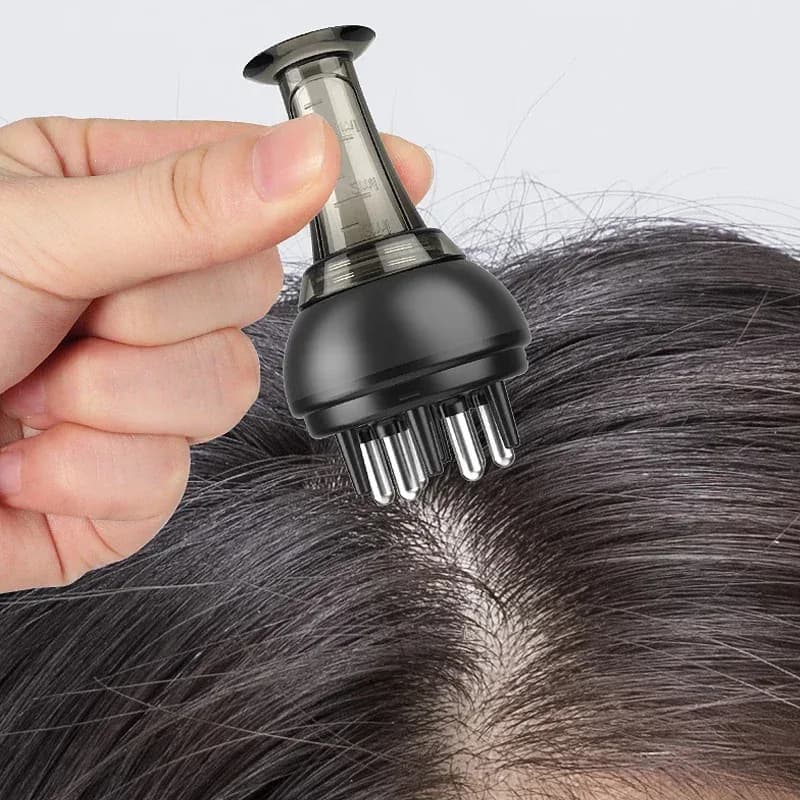 Scalp Applicator Comb for Liquid Treatments