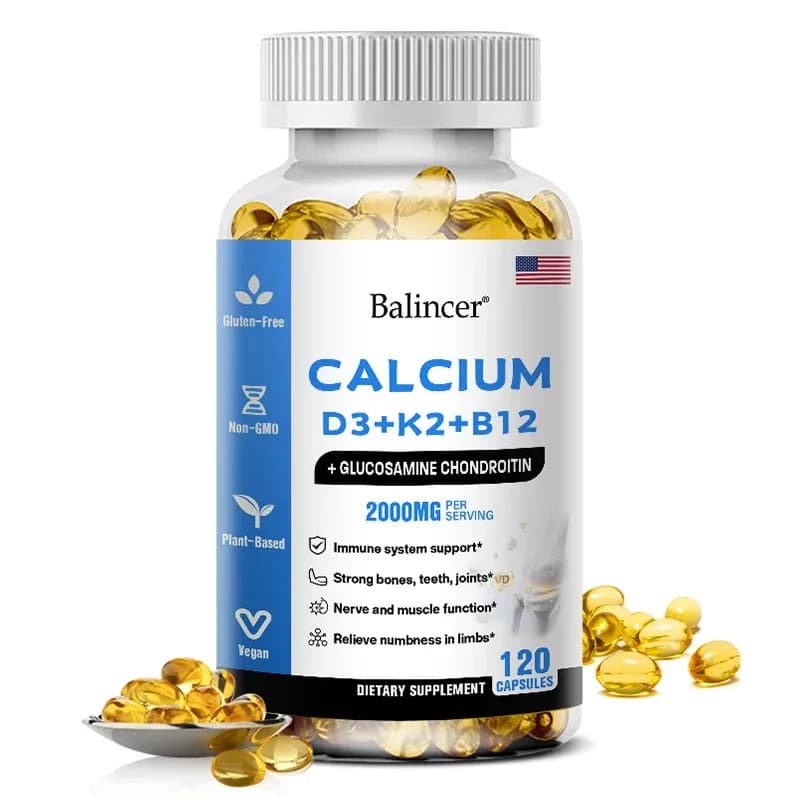 Calcium with Vitamins D3, K2 & B12