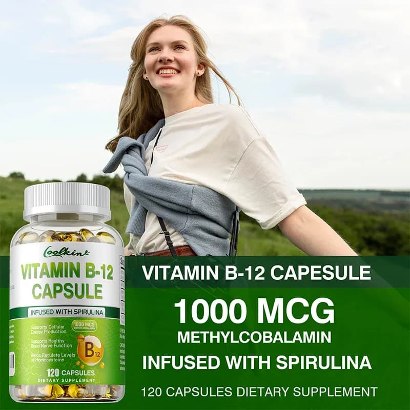 bottle of methylcobalamin vitamin b12 capsules — image 5