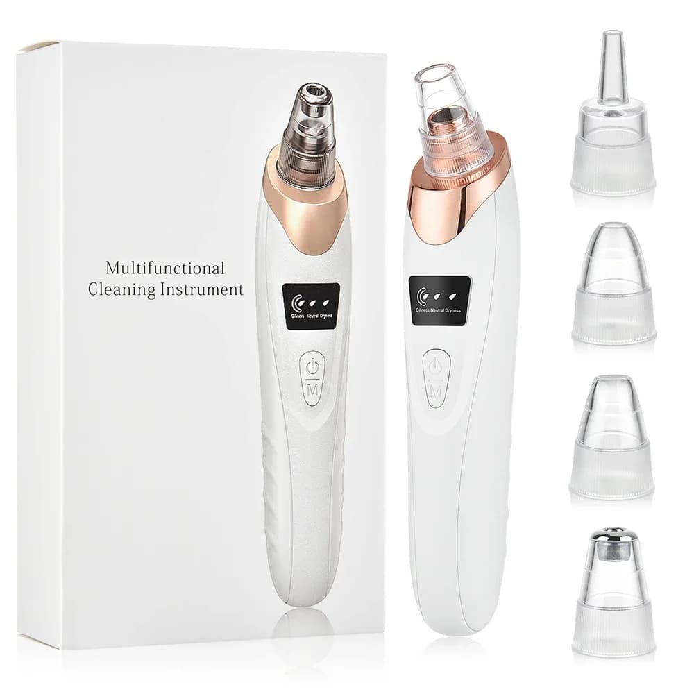 Facial Pore Cleaner with 5 Suction Levels, USB Rechargeable