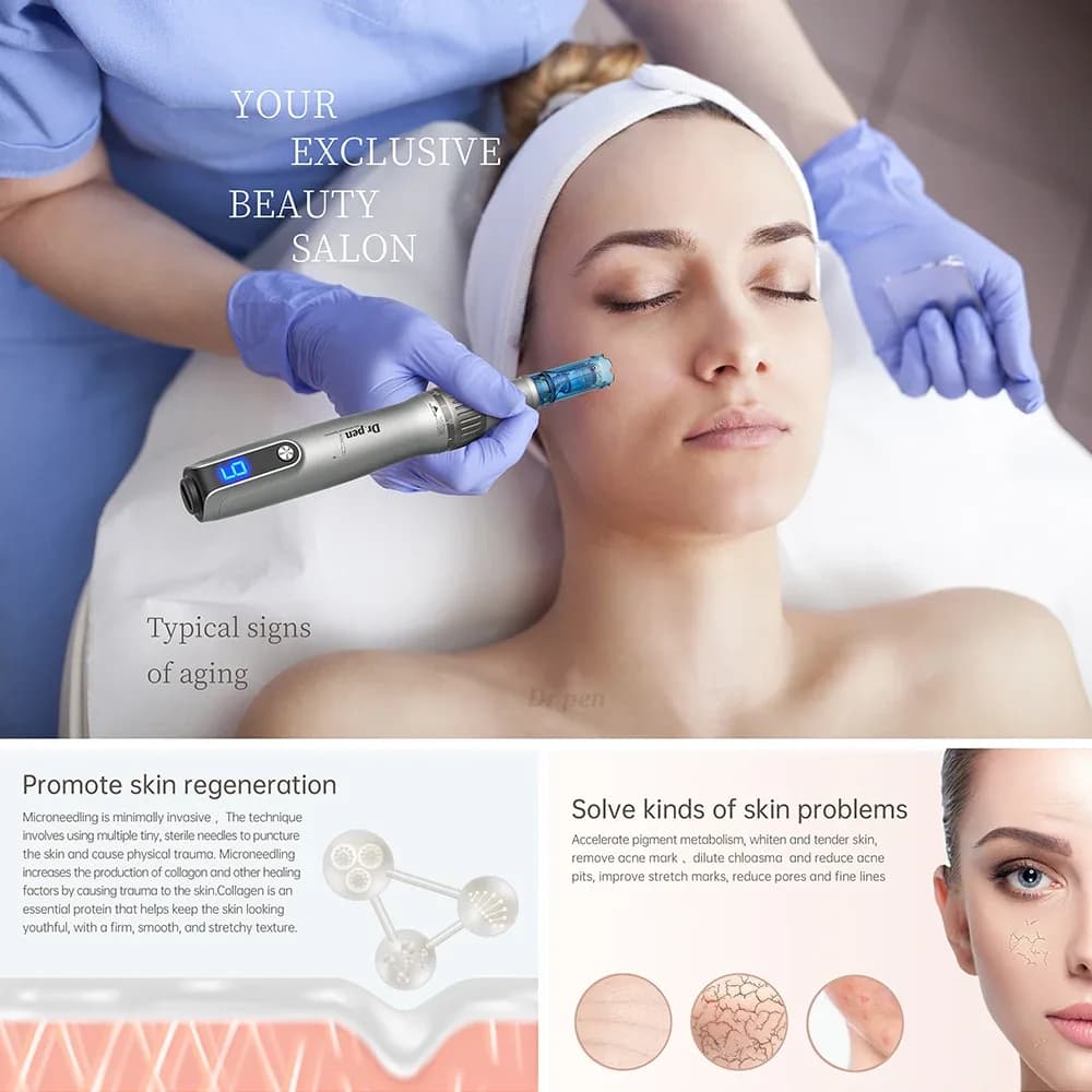 Dr Pen Ultima M8S wireless microneedling device with 0.25 mm needles — image 6