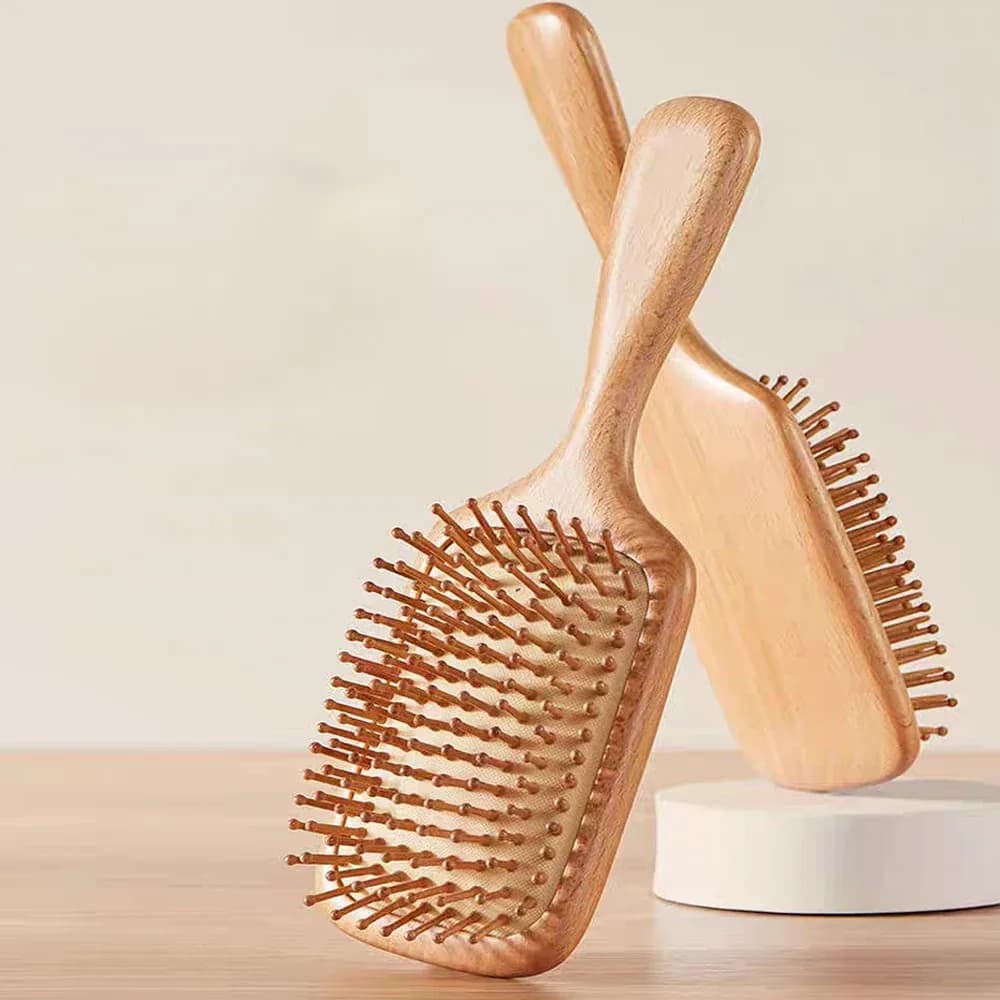 Wooden Hair Brush for Hair Growth