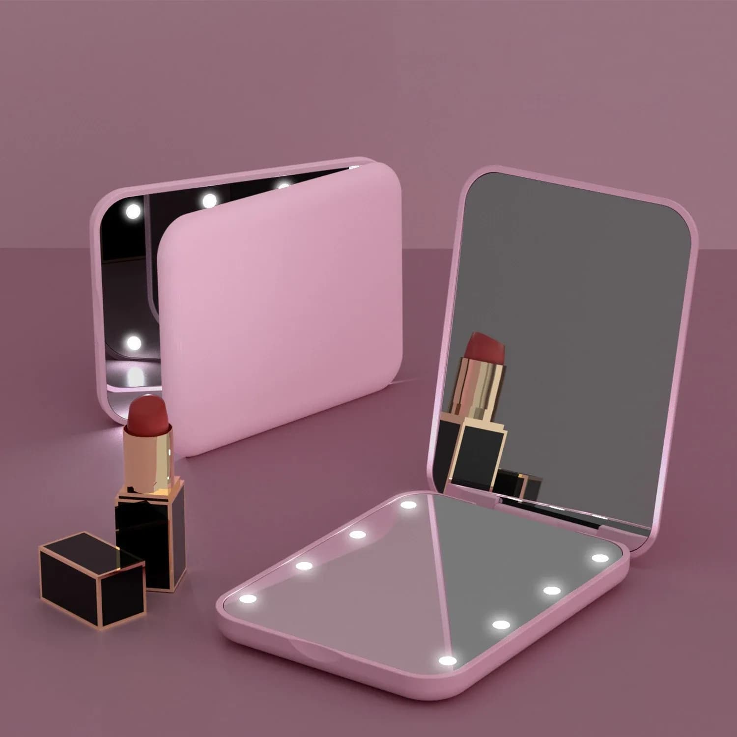 Mini LED Makeup Mirror with 1x/2x Magnification