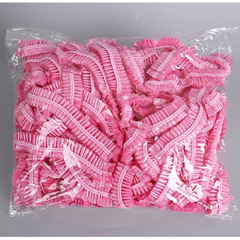 Disposable Plastic Shower Hair Caps – 50 Pack