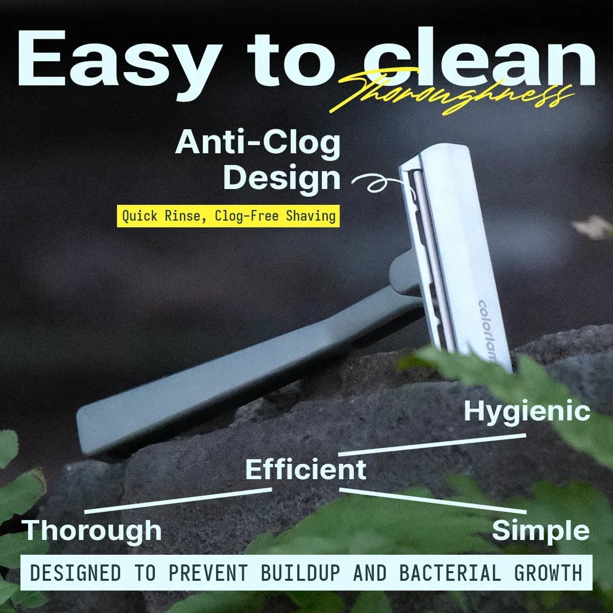 Metal Safety Razor – Single Edge for Men