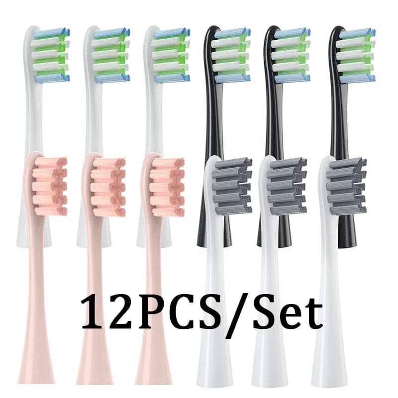 12 Replacement Brush Heads – DuPont Soft Bristle for Oclean Sonic Toothbrushes