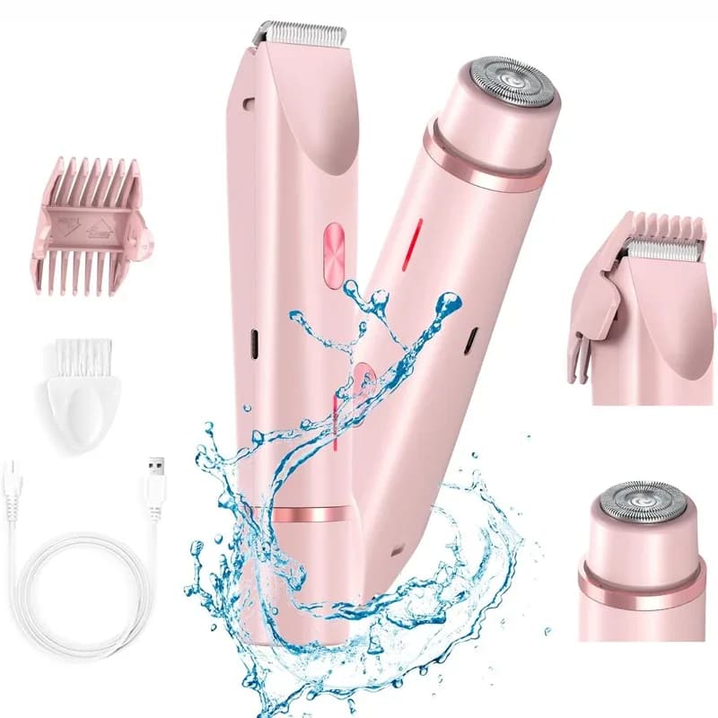 2-in-1 Dual Head Wet/Dry Shaver and Trimmer