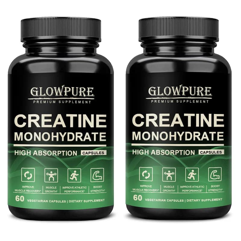 creatine monohydrate capsules bottle — image 8