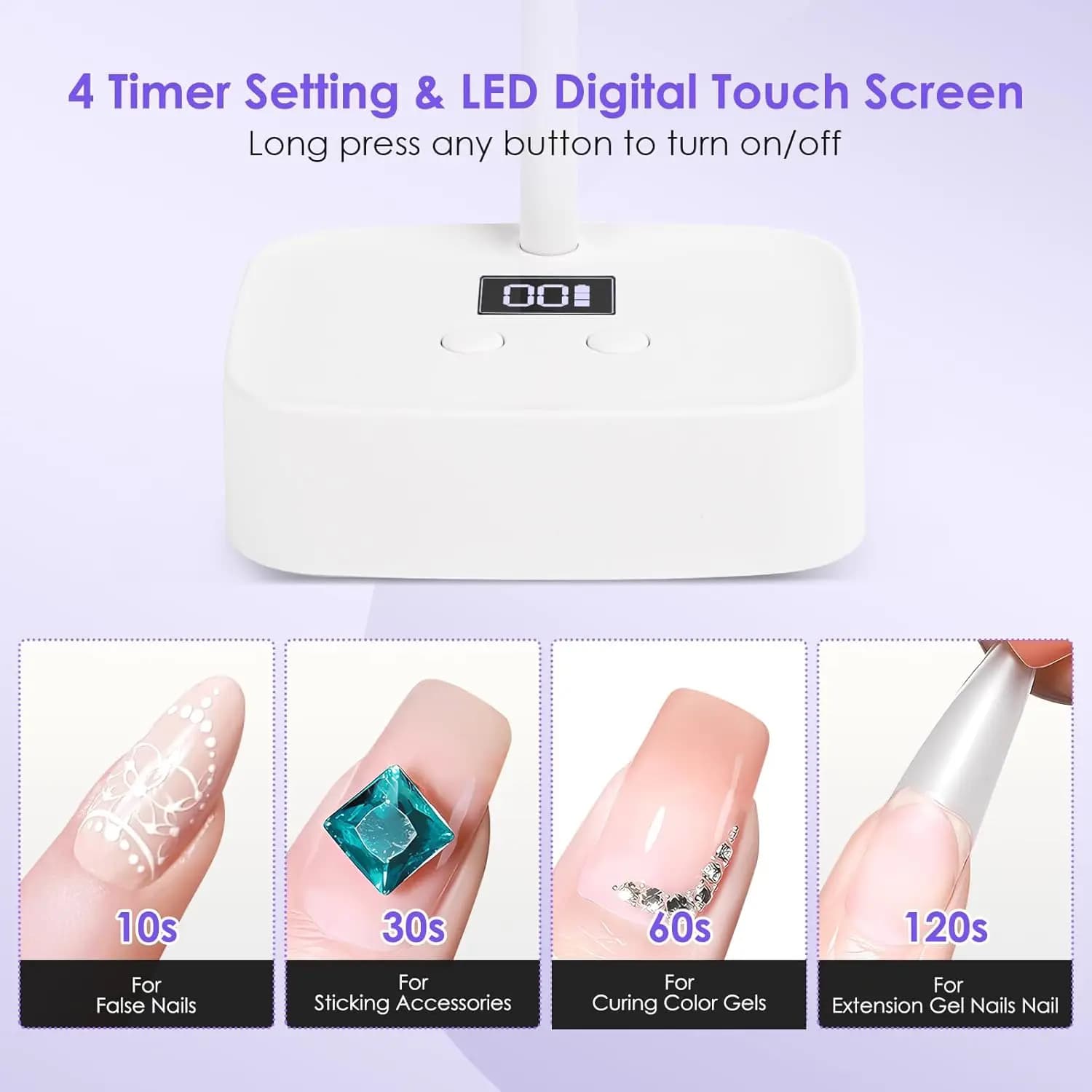 wireless rechargeable LED nail dryer — image 5