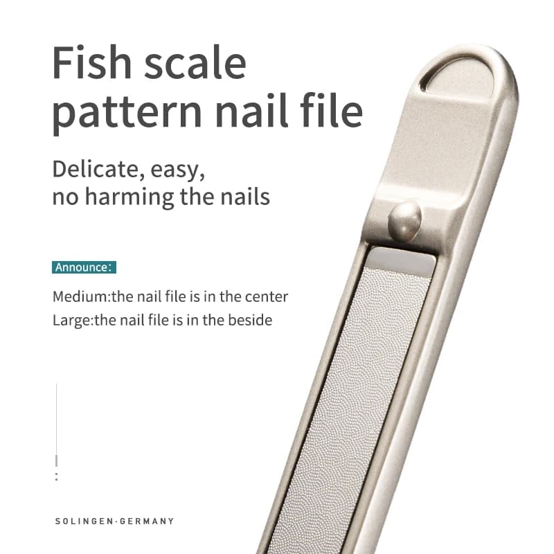 Stainless steel curved nail clippers — image 4