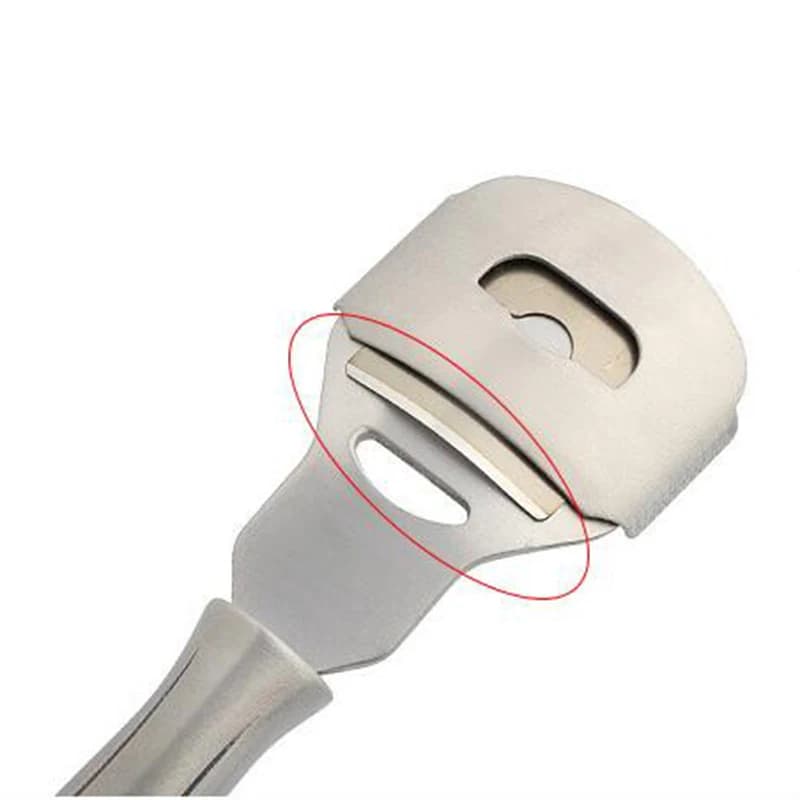 Stainless steel foot callus shaver with 10 blades — image 3
