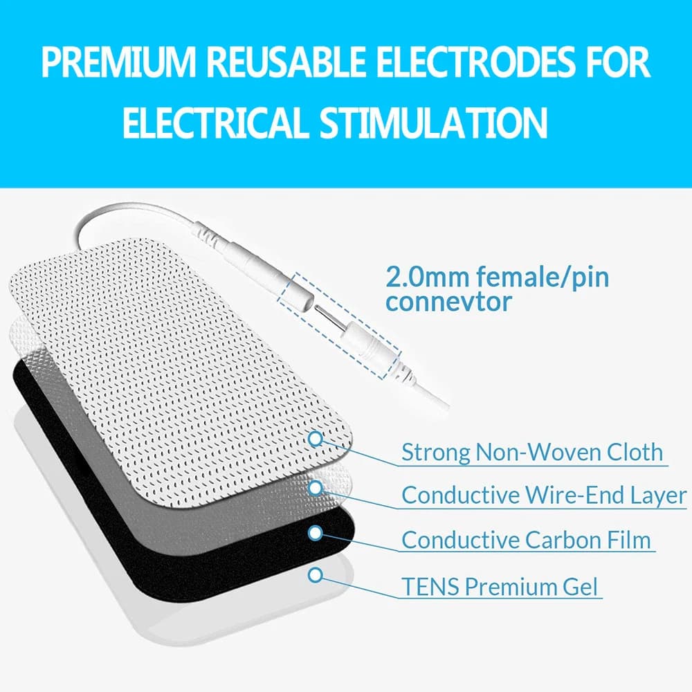 conductive gel TENS electrode pads — image 3