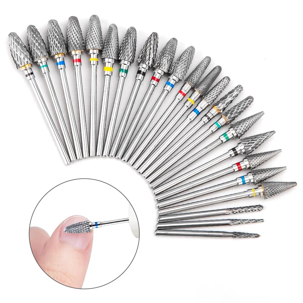 ceramic nail drill bit for electric manicure drill — image 2
